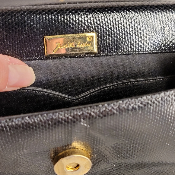 Vintage Authentic Judith Leiber snake skin cross body purse - Picture 6 of 14